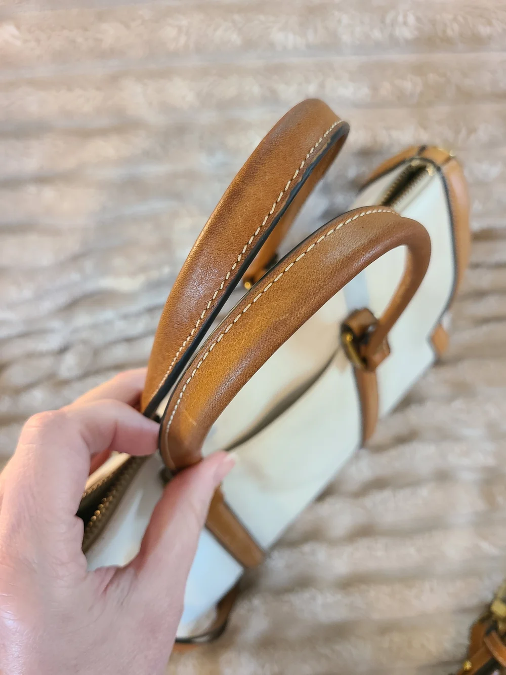 Fossil Kendall Satchel Bag Genuine Leather